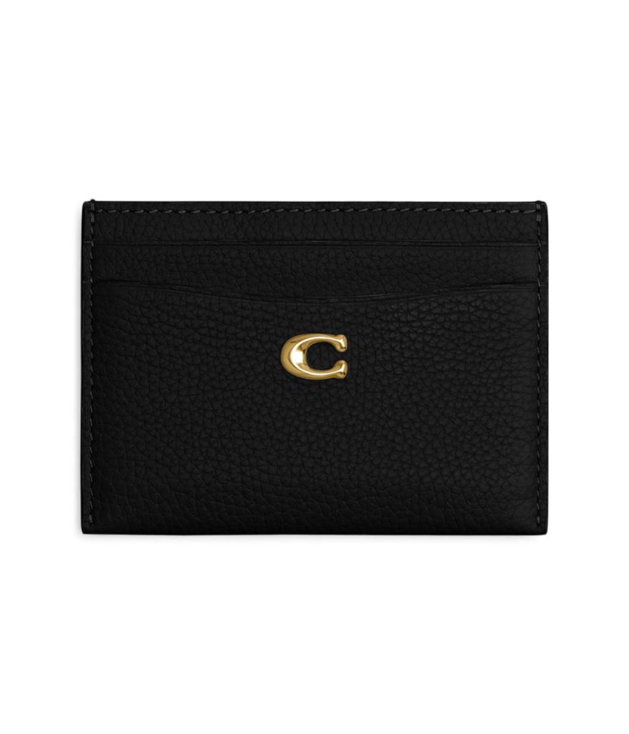 Polished Pebble Leather Essential Card Case