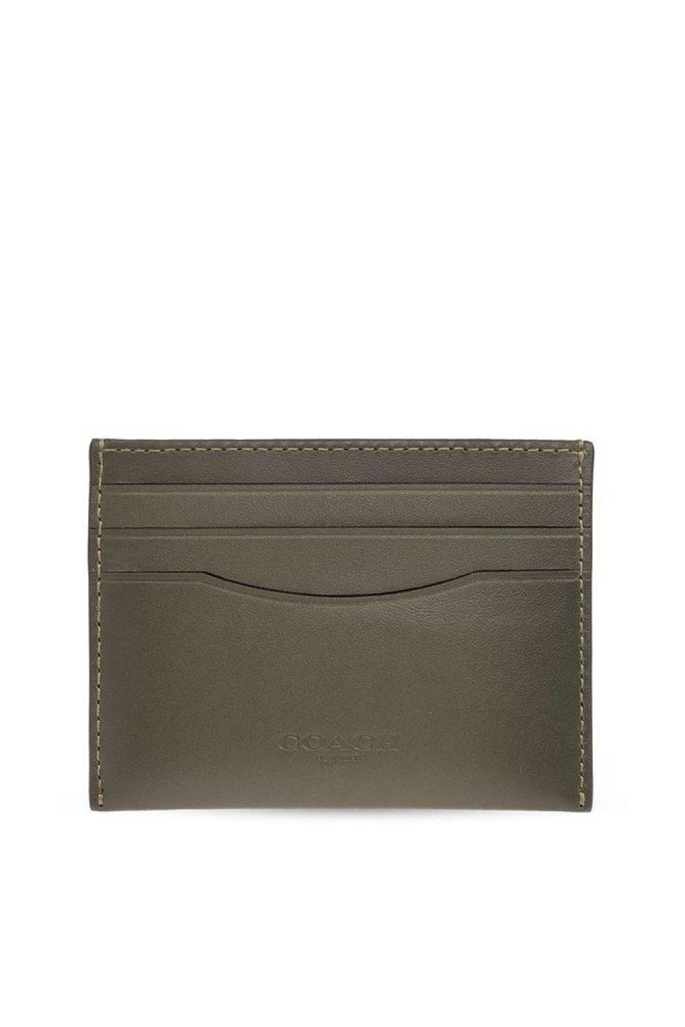 Coach Logo-Detailed Card Case