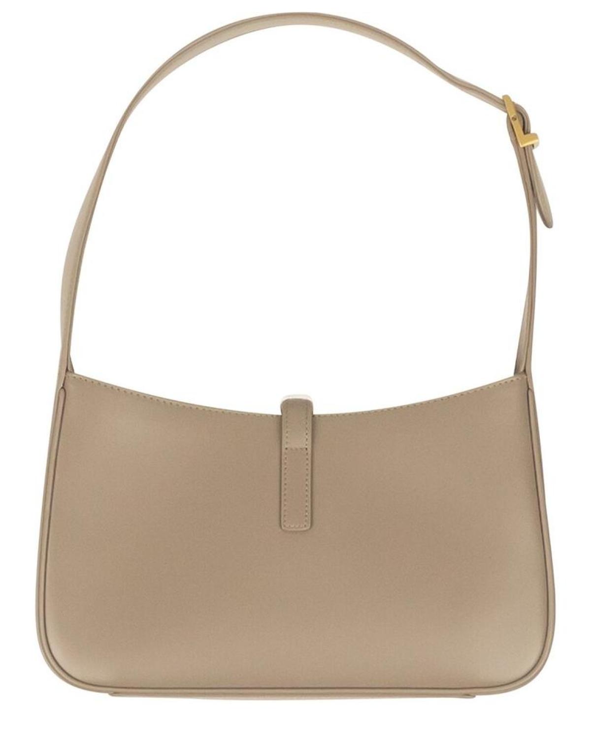 Saint Laurent Le 5 A 7 Leather Hobo Bag