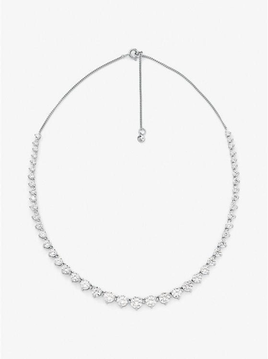 Sterling Silver Crystal Necklace