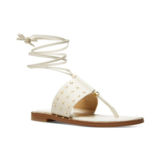 Women's Jagger Ankle-Tie Studded Flat Sandals