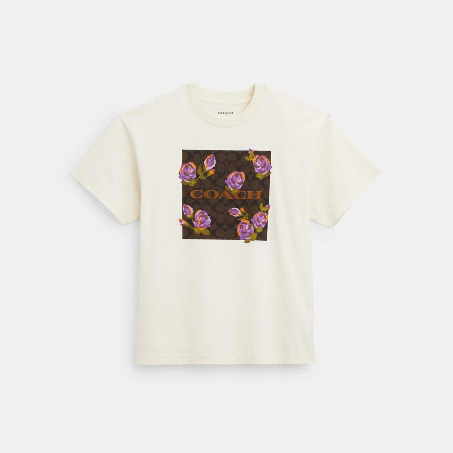 Coach Outlet Garment Dye Floral Skater T Shirt
