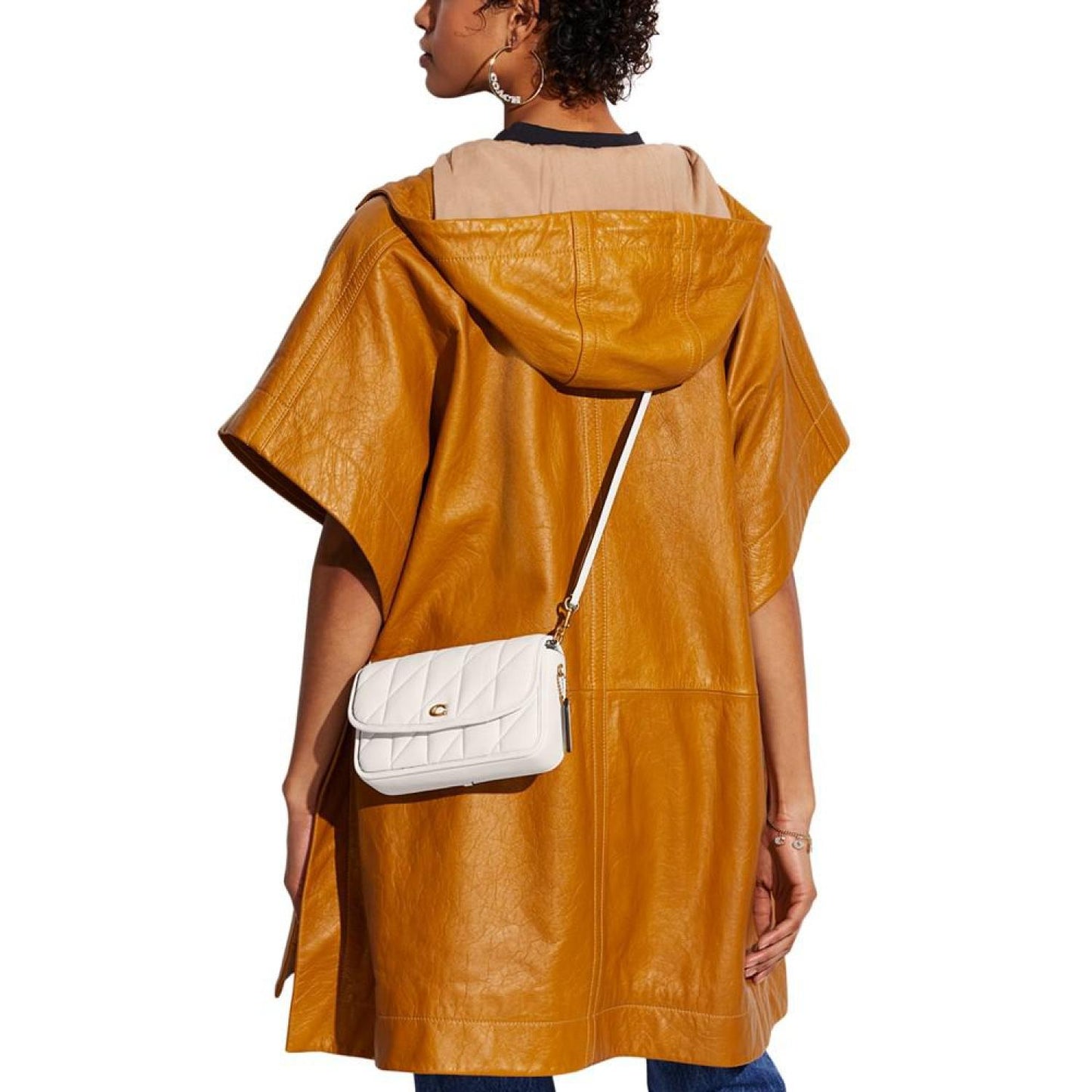 Quilted Leather Hayden Crossbody with Removable Strap