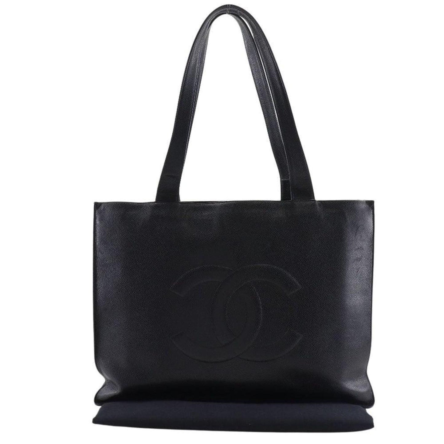 Chanel Coco Mark Leather Tote Bag (Pre-Owned)