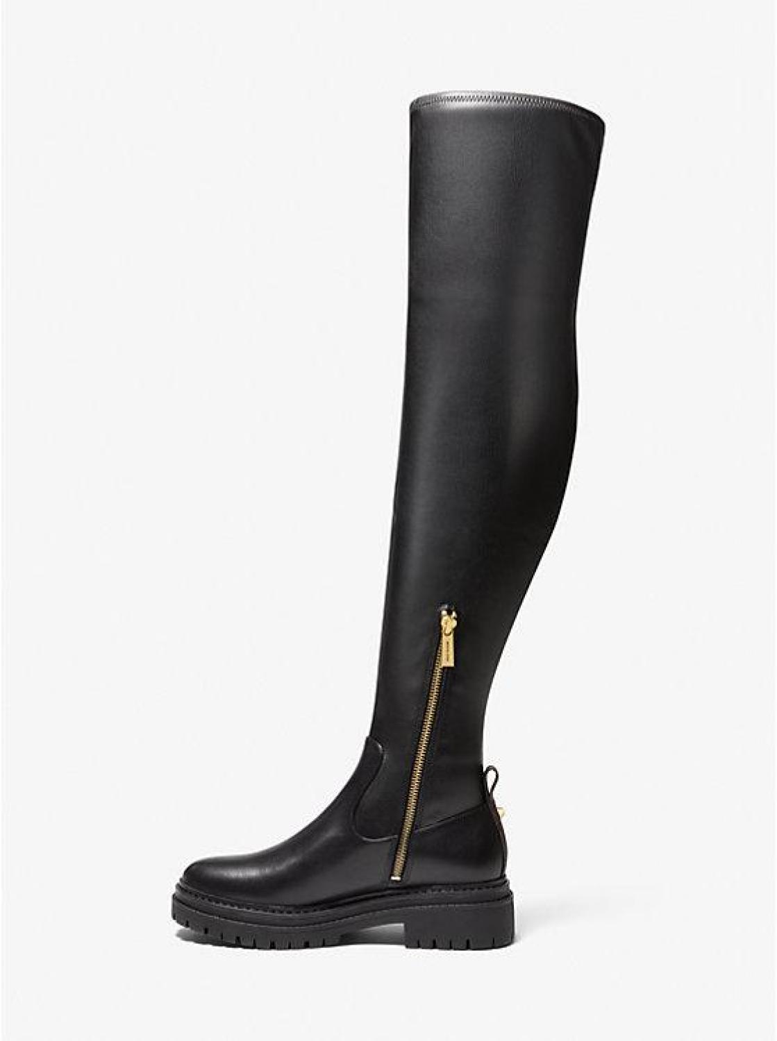 Cyrus Faux Leather Over-The-Knee Boot