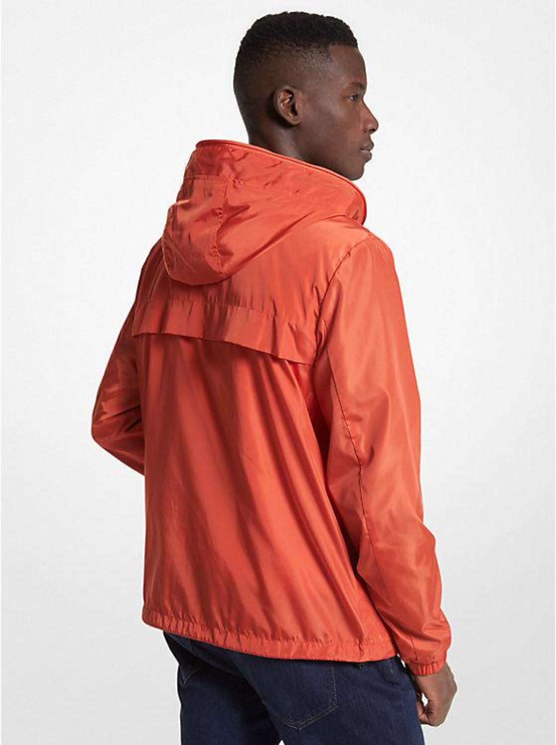 Logo Tape Woven Windbreaker Jacket