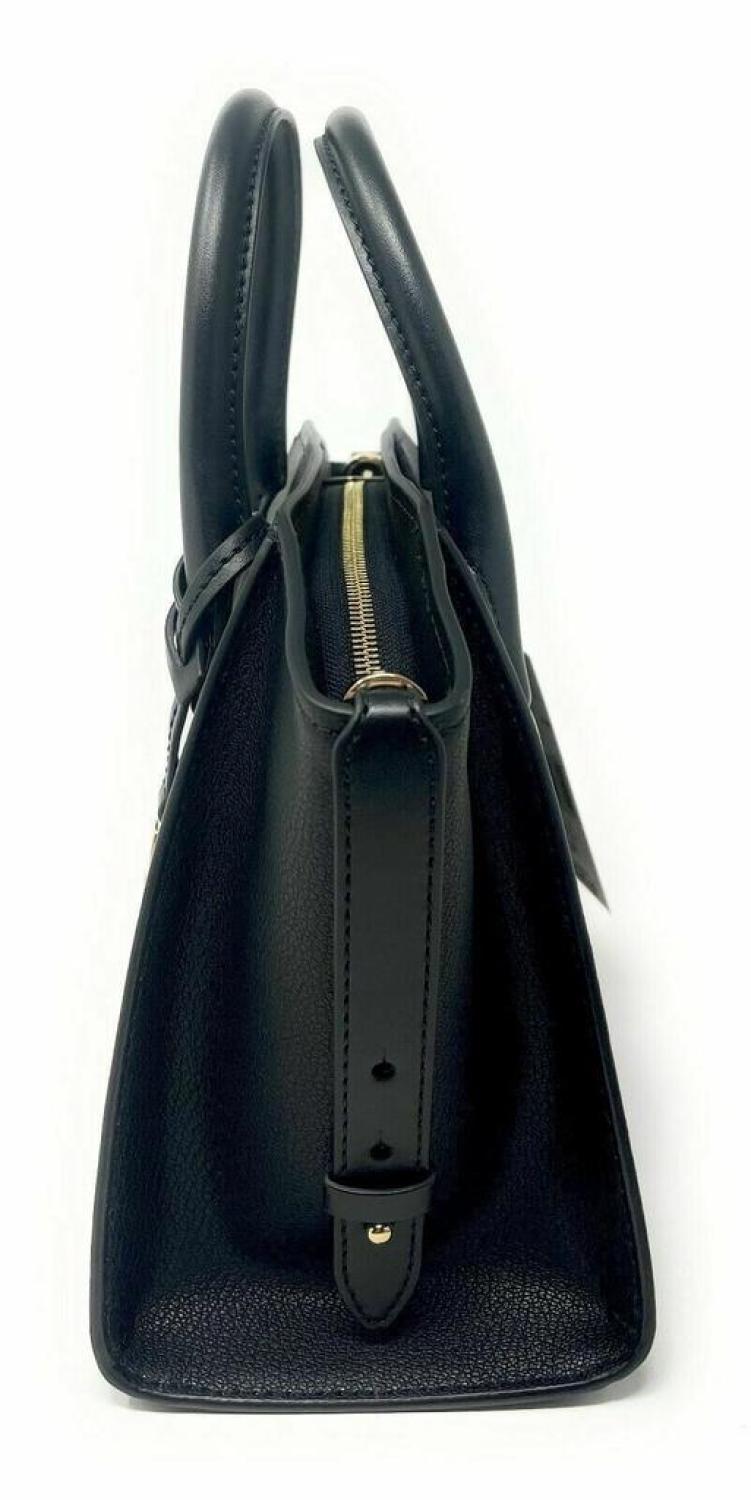 Michael Kors Avril To Zi ebbled Leather Satchel Crossbody Bag