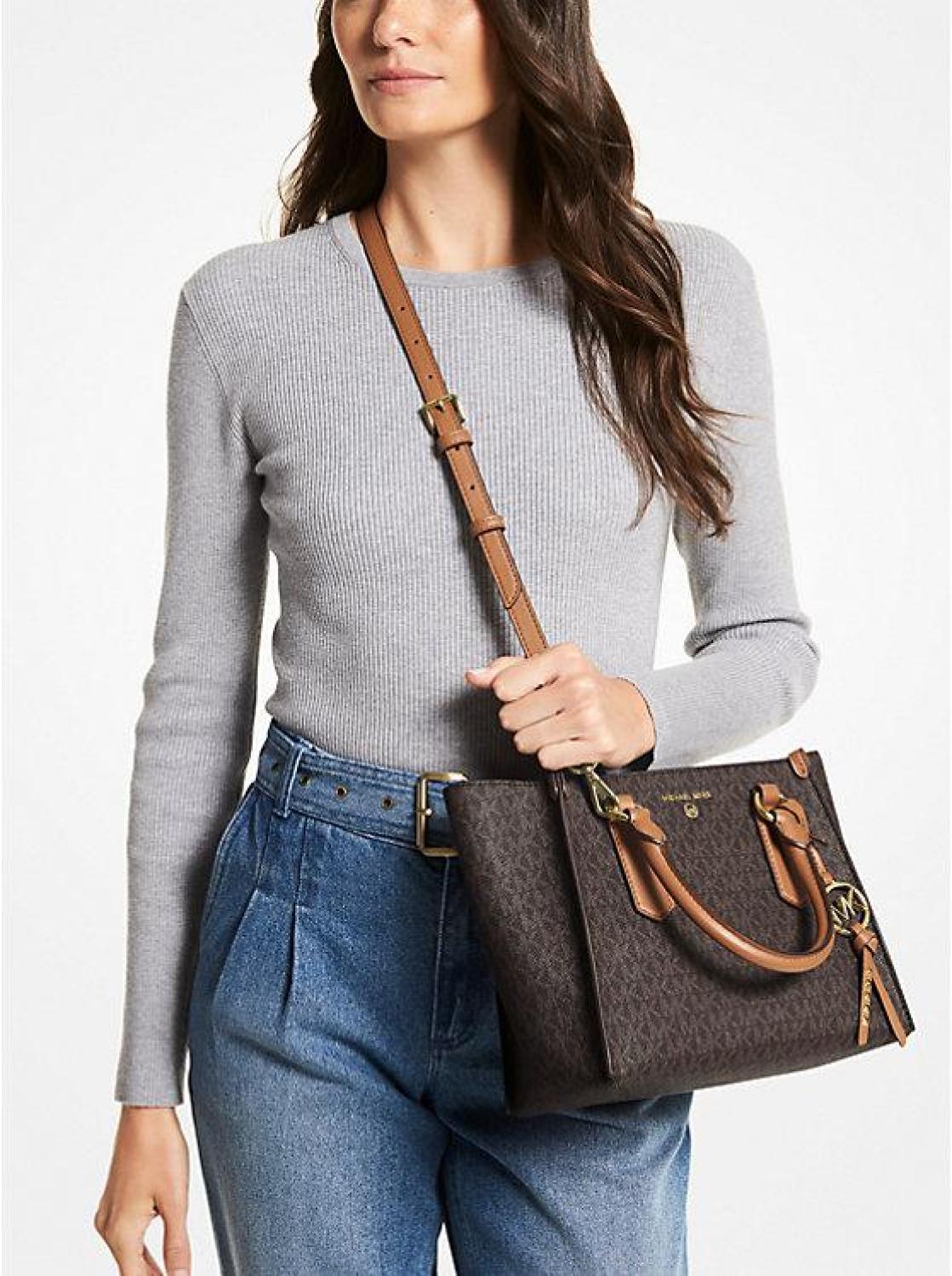 Kris Medium Logo Satchel Bag