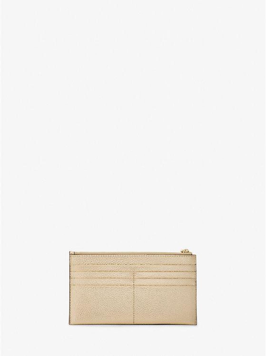 Empire Large Metallic Leather Card Case