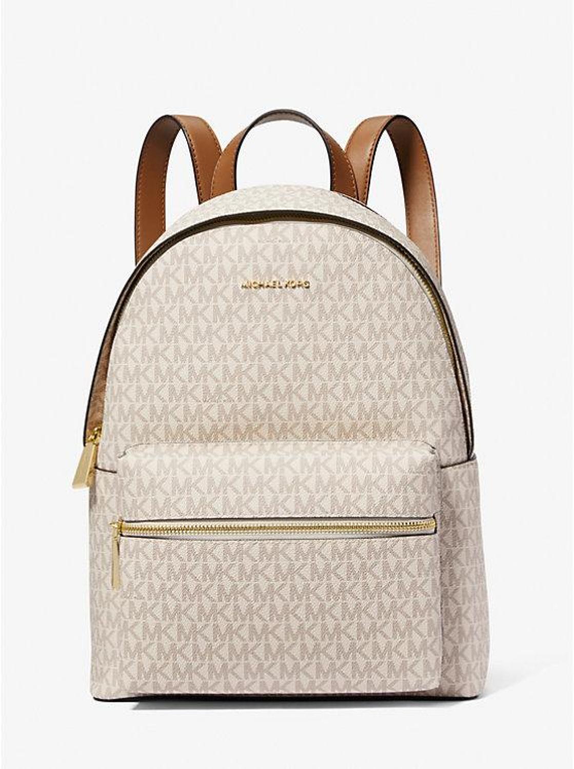 Sally Medium 2-In-1 Logo and Faux Leather Backpack