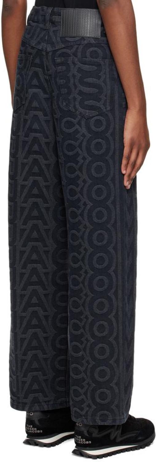 Black 'The Monogram' Jeans