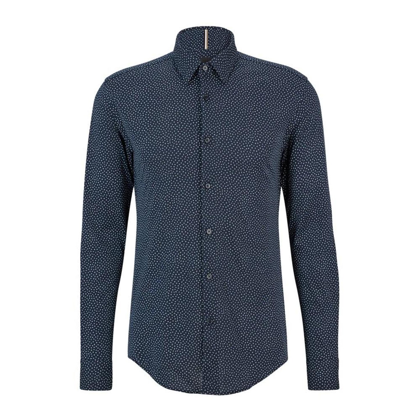 Men's Printed Flex-Weave Slim-Fit Shirt