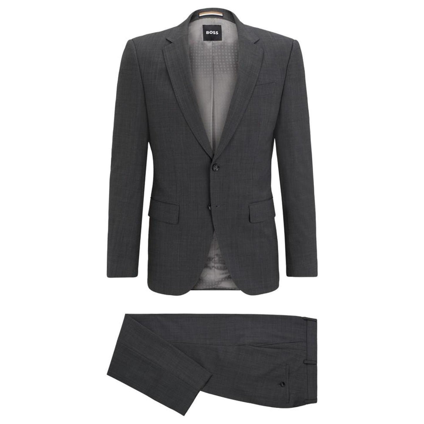 Men's Micro-Patterned Slim-Fit 2 Pc Suit