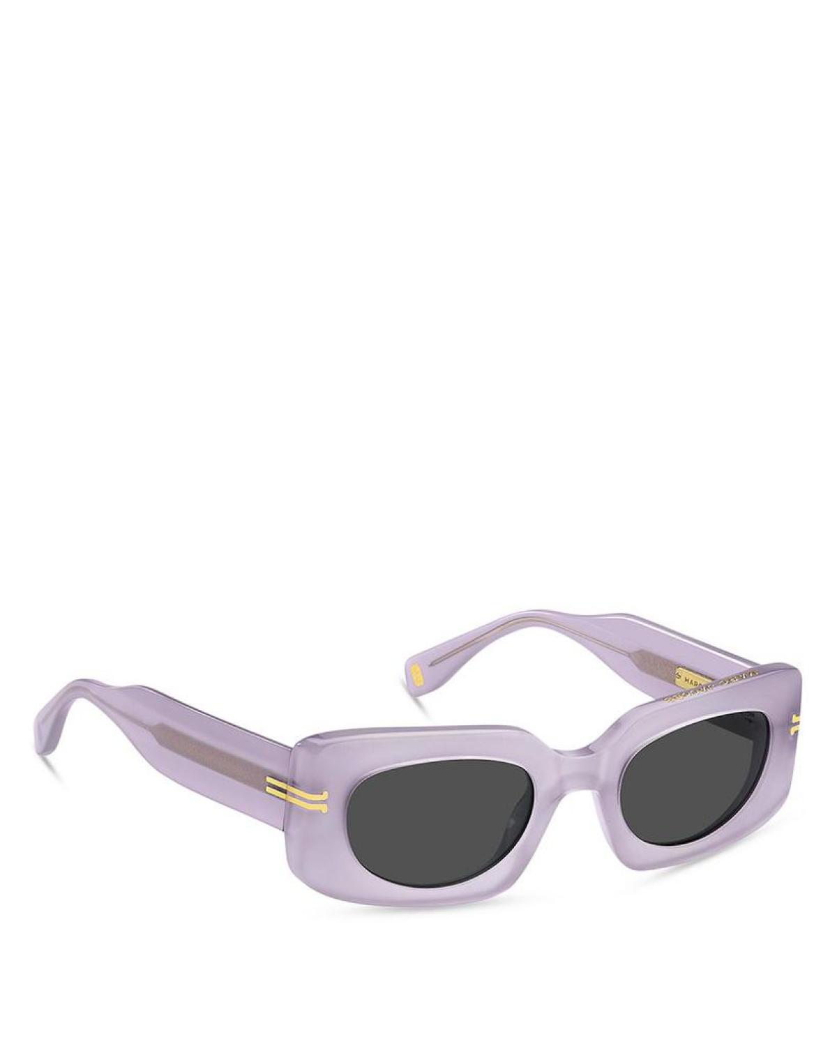 Icon Rectangular Sunglasses, 50mm