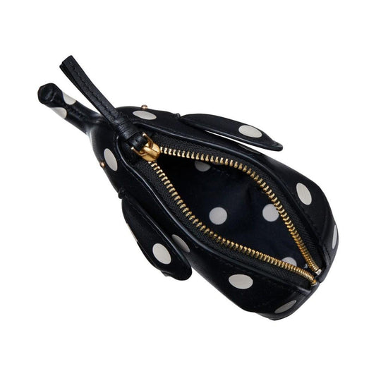 Ellie Polka Dot Smooth Leather Elephant Coin Purse