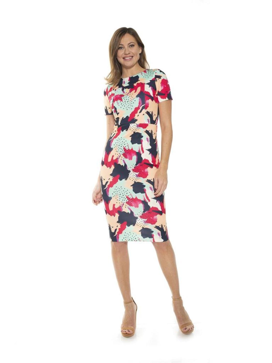 Scuba Midi Dress