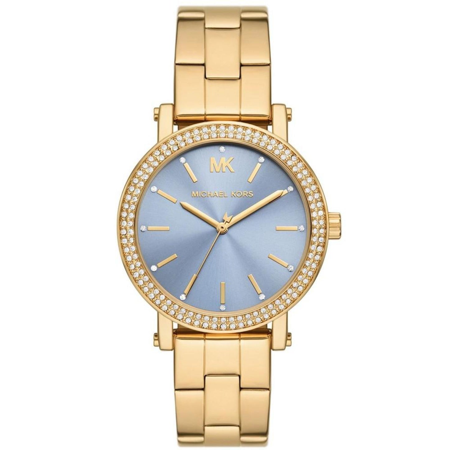 Women's Corey Three-Hand Gold-Tone Stainless Steel Watch 38mm