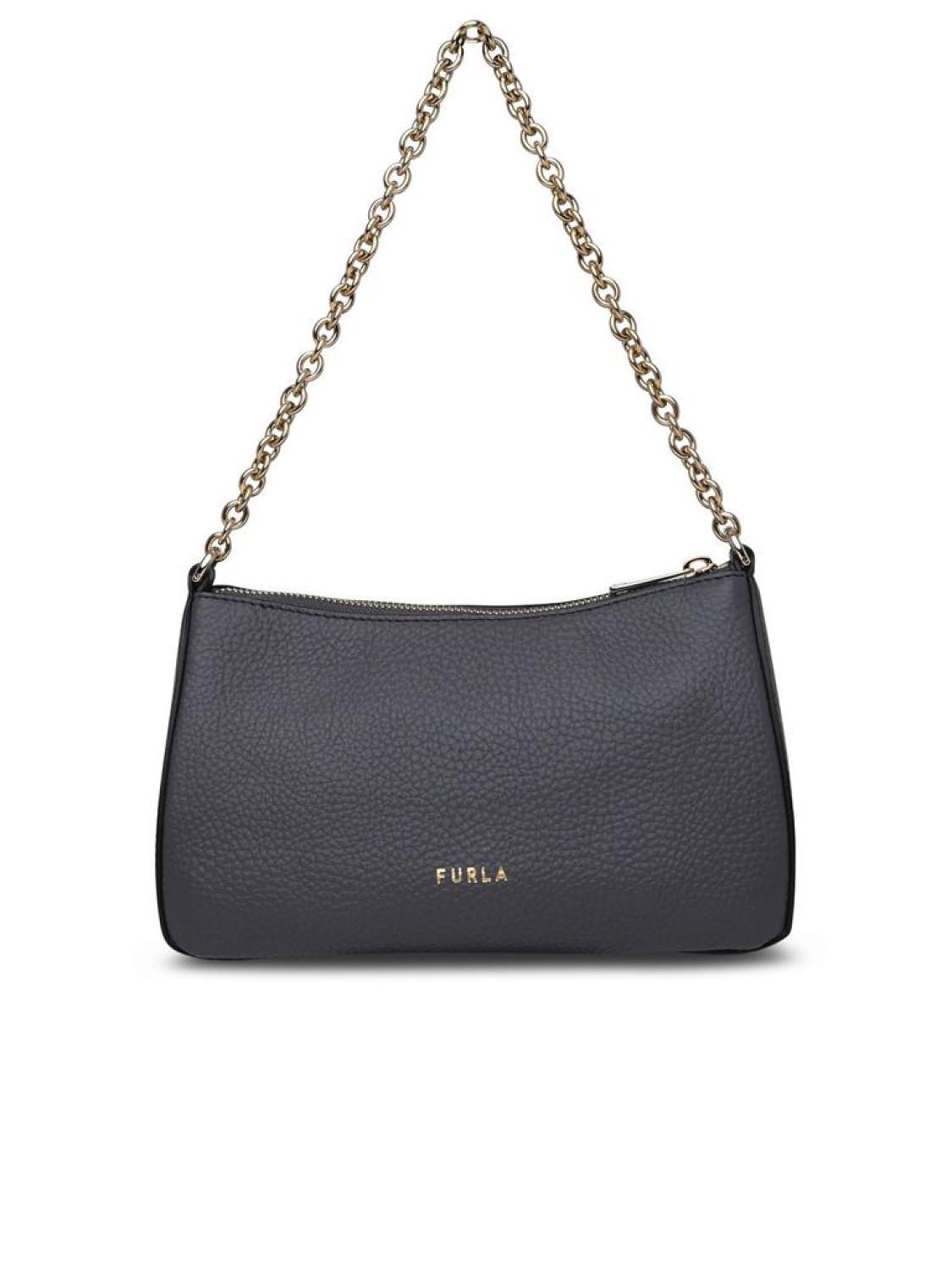 Furla Logo Plaque Zipped Tote Bag