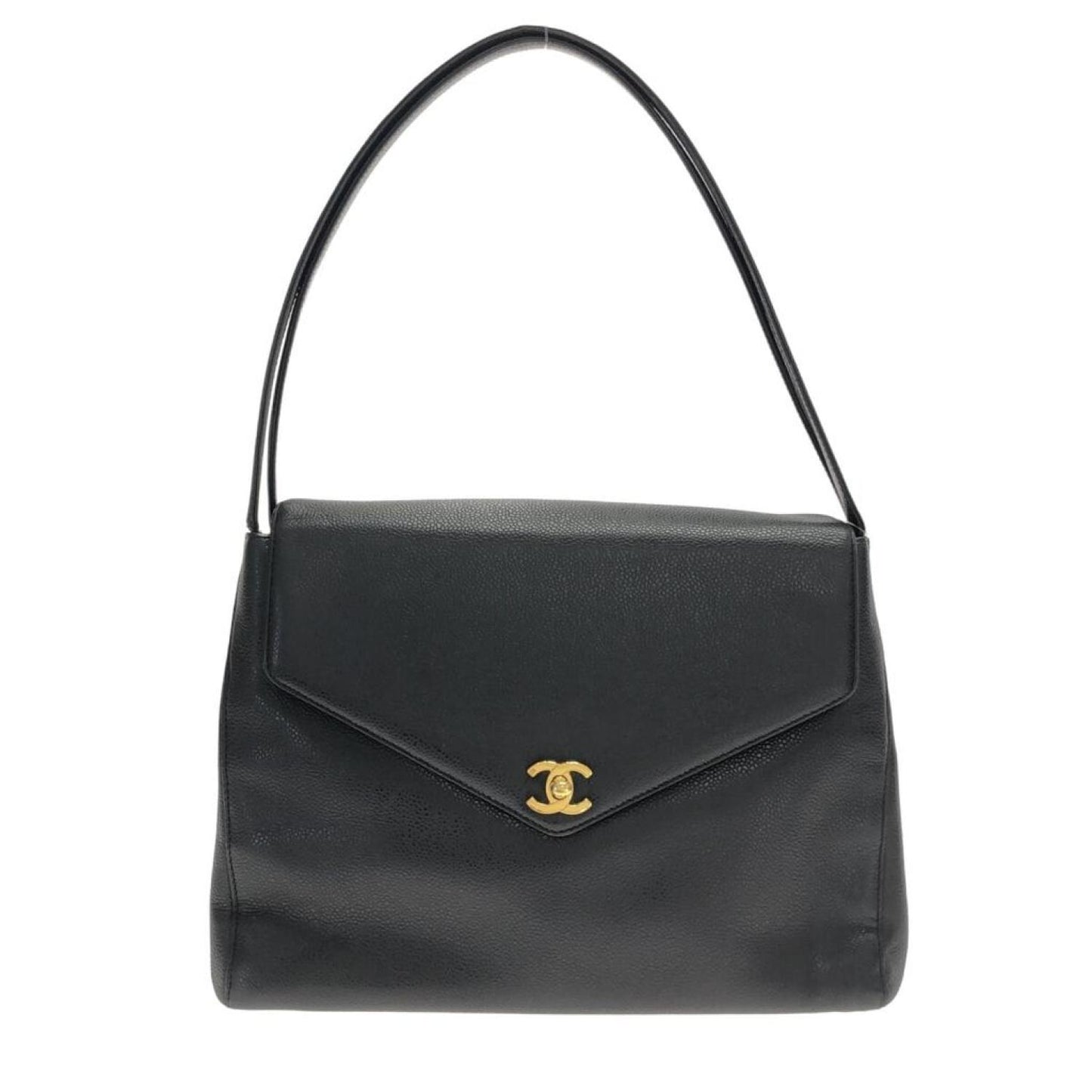 Chanel Coco Mark Leather Shoulder Bag (Pre-Owned)