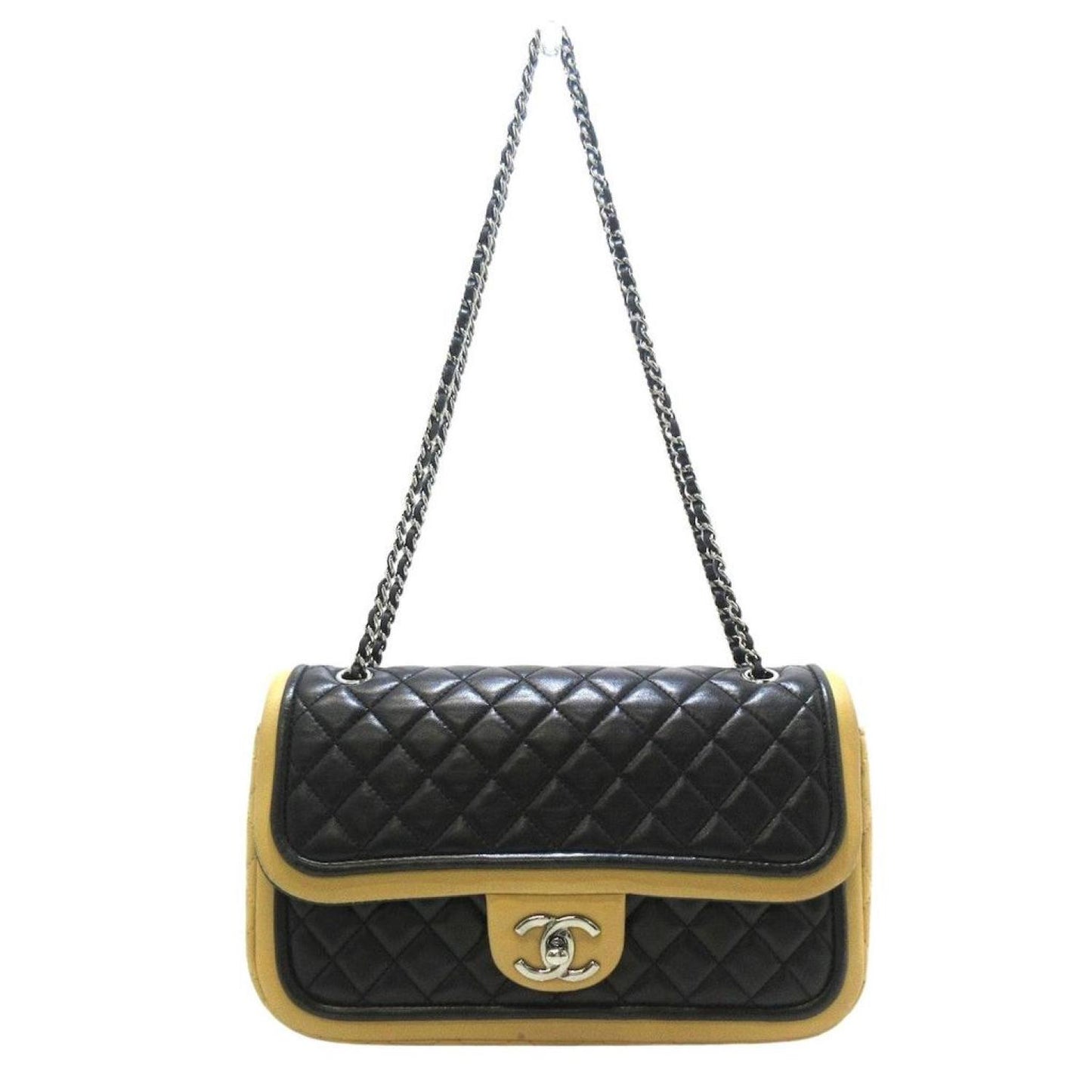 Chanel Single Flap Leather Shoulder Bag (Pre-Owned)