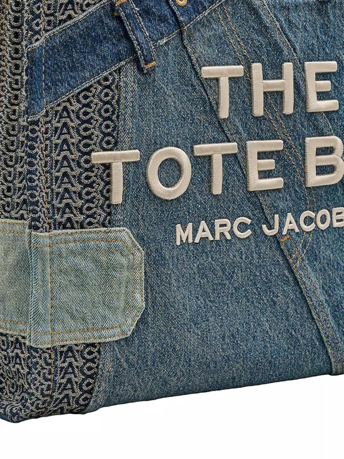 The Deconstructed Denim Large Tote Bag