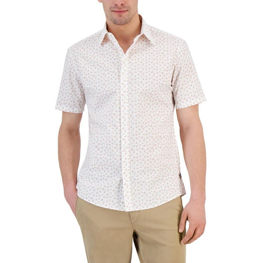 Men's Slim-Fit Patterned Shirt