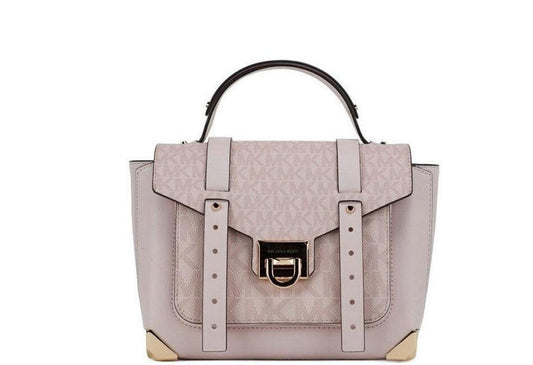Michael Kors Manhattan Medium Powder Blush PVC Top Handle Purse Satchel Women's Handbag