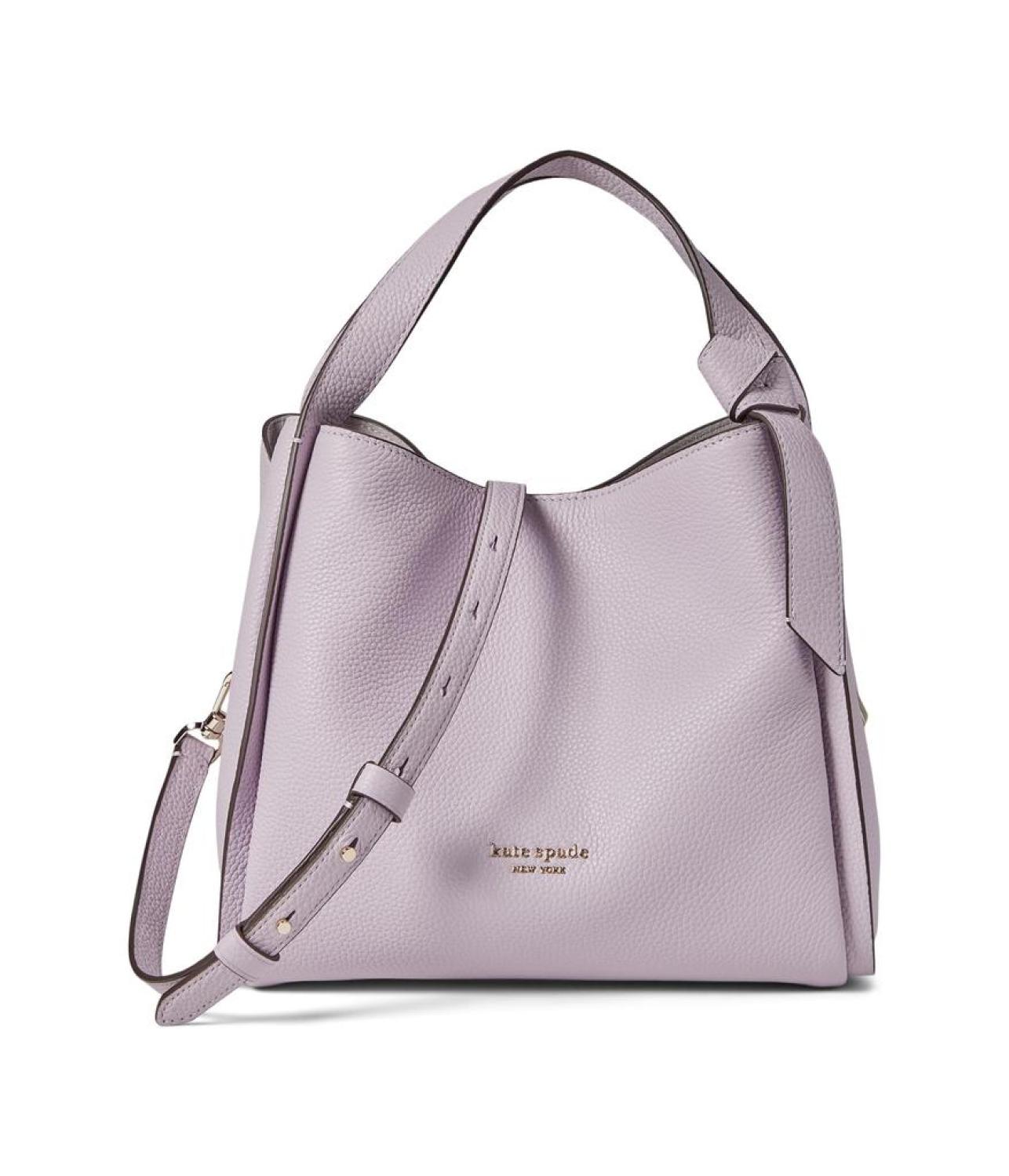 Knott Pebbled Leather Medium Crossbody Tote