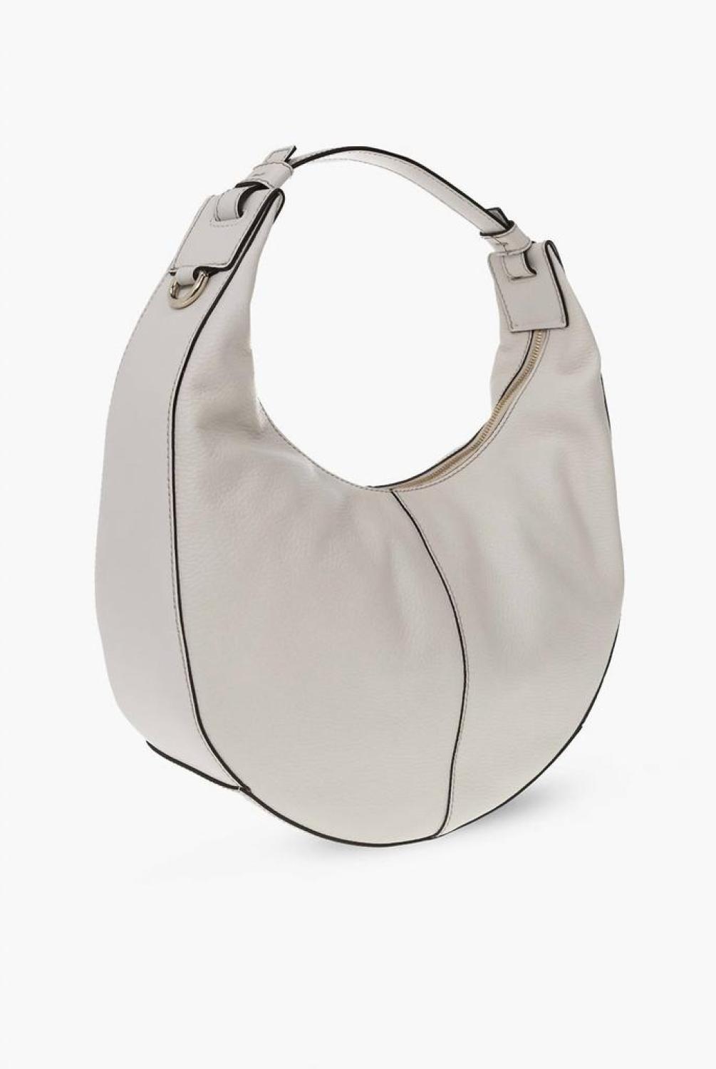 Women's Leather Miastella S Hobo Handbag Os In Marshmallow White