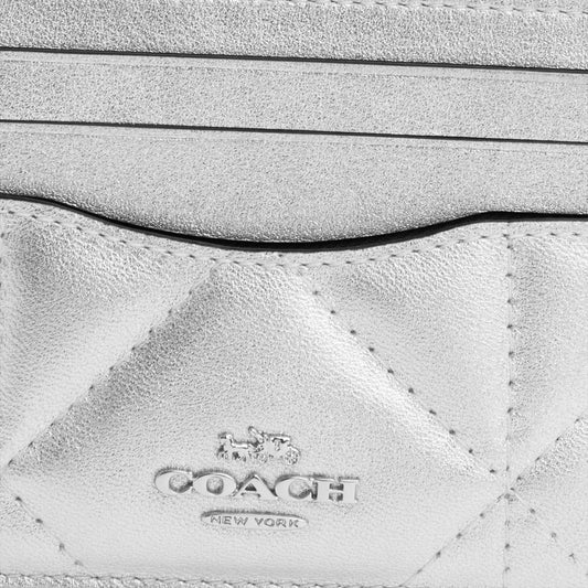 Coach Outlet Slim Id Card Case With Puffy Diamond Quilting