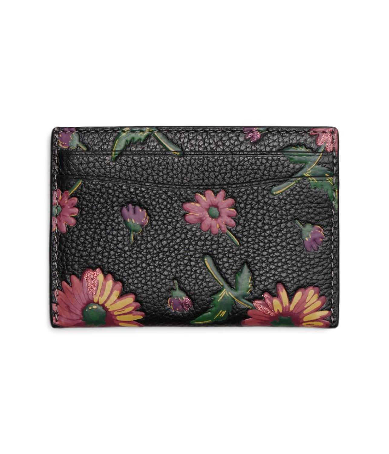 Essential Floral Printed Leather Card Case