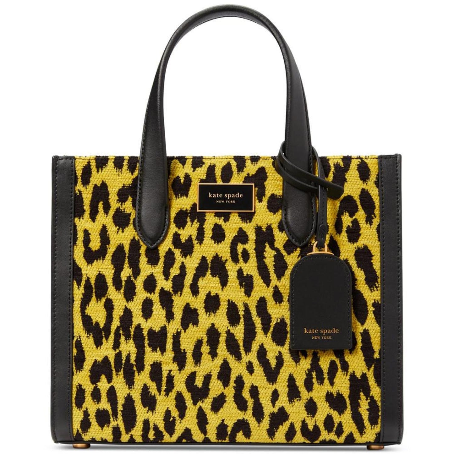 Manhattan Modern Leopard Chenille Small Tote