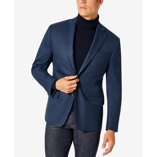 Men's Modern-Fit Pattern Check Sport Coats