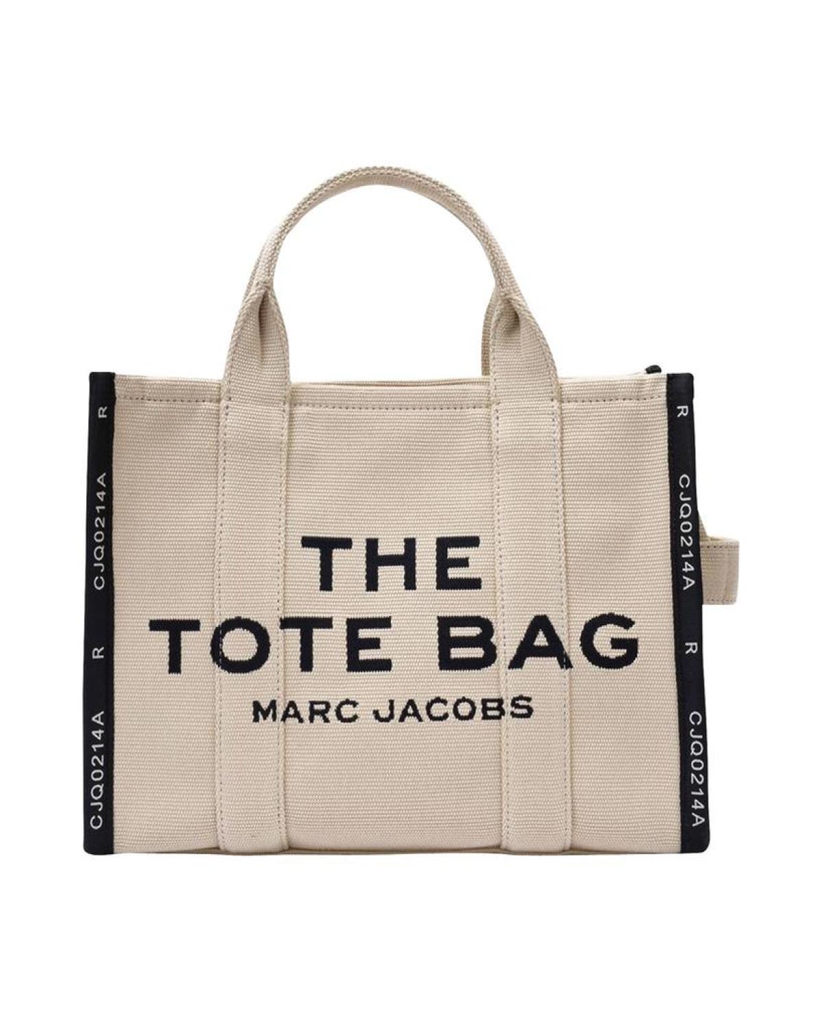 The Small Tote Bag Jacquard - Marc Jacobs - Warm Sand - Cotton