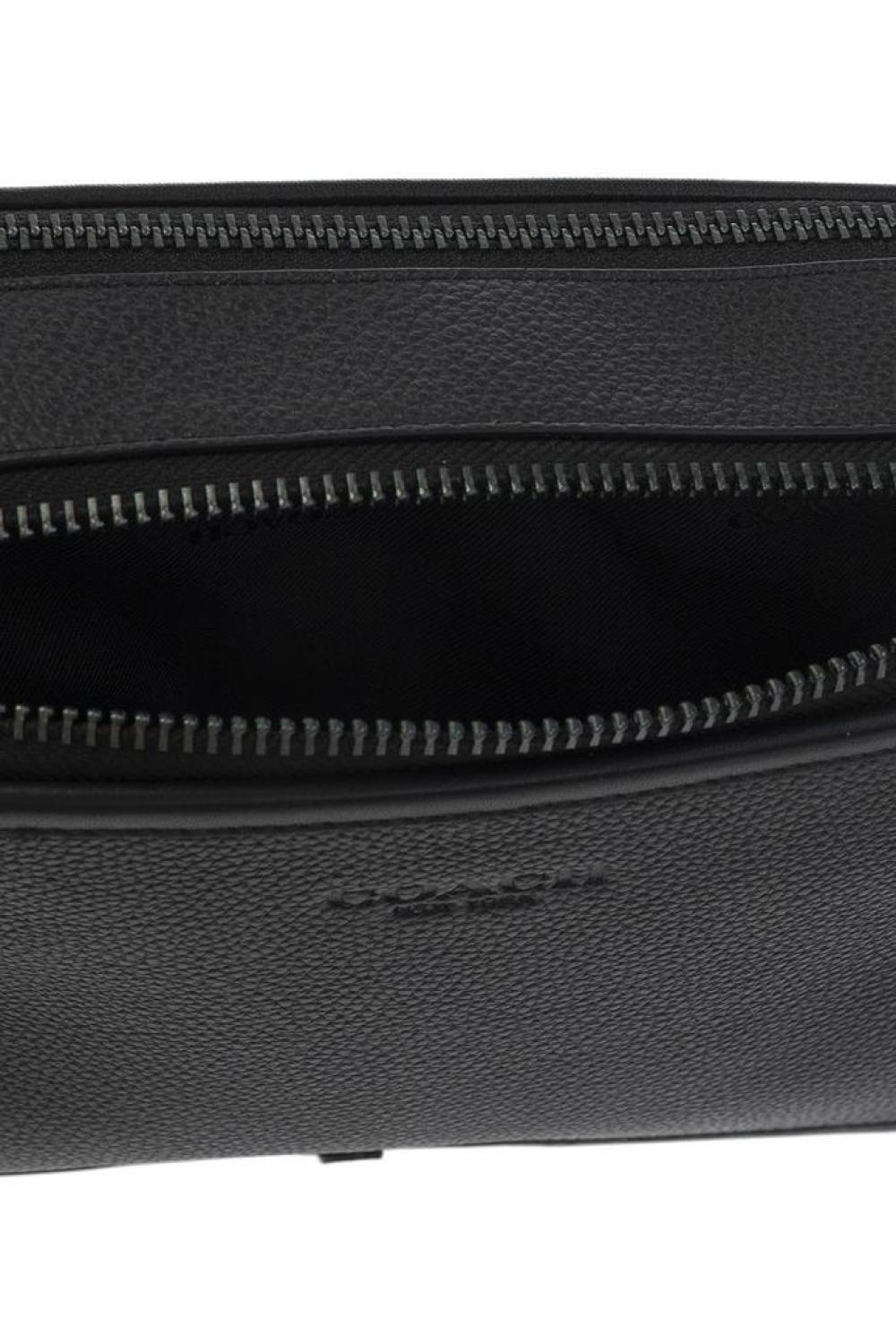 Coach Charter Logo Embossed Crossbody Bag