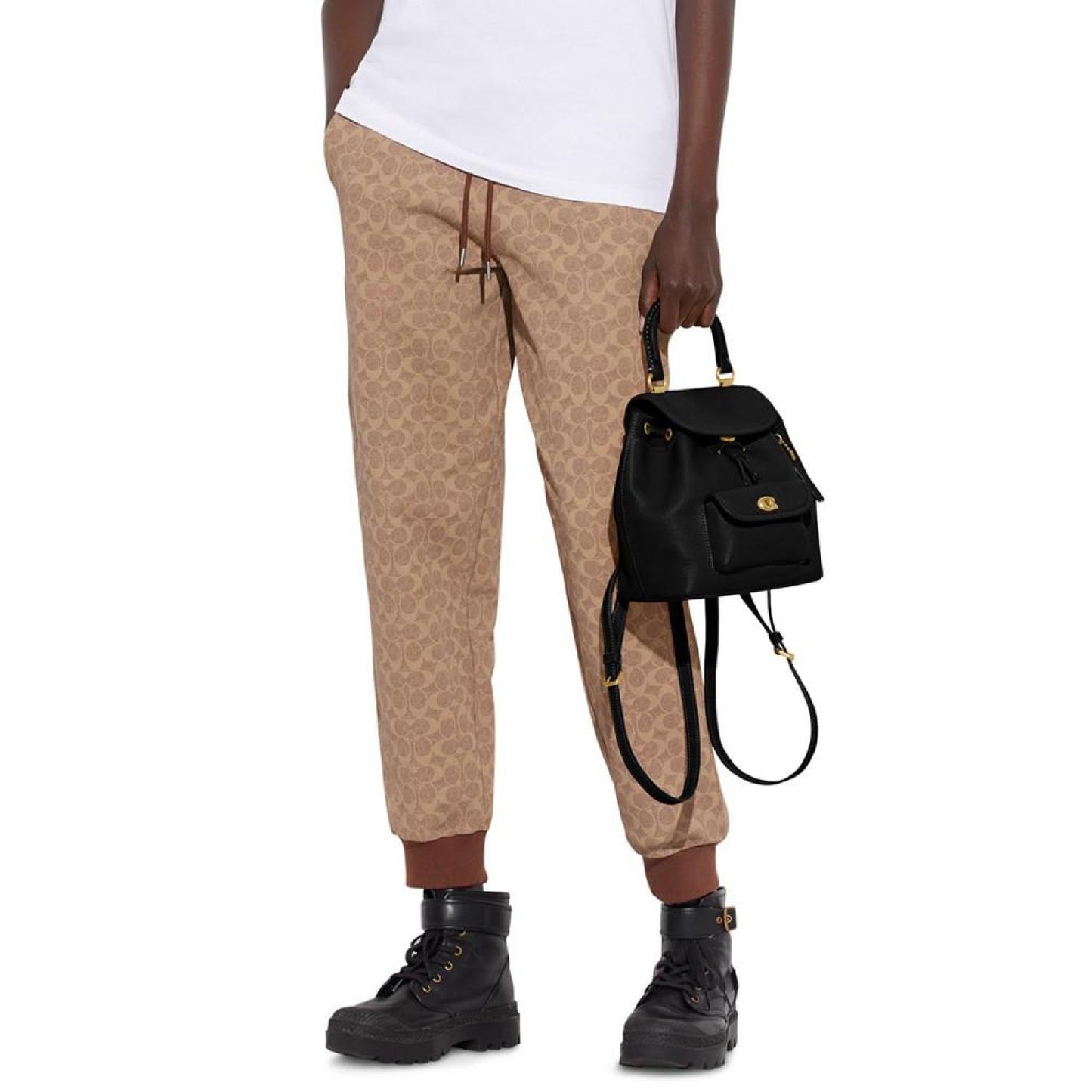 Riya 21 Soft Pebble Leather Top Handle Backpack