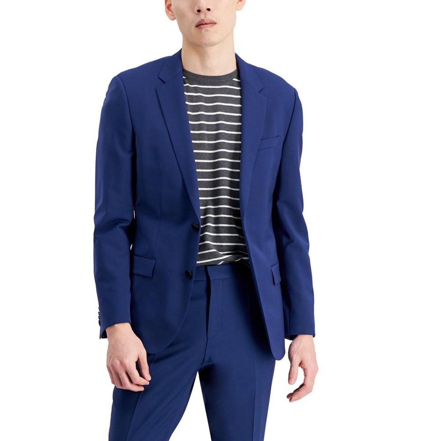 Men's Slim-Fit Superflex Stretch Solid Suit Jacket