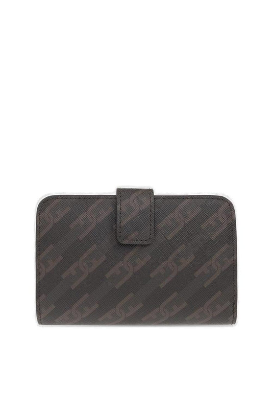 Furla Logo Plaque Monogrammed Wallet