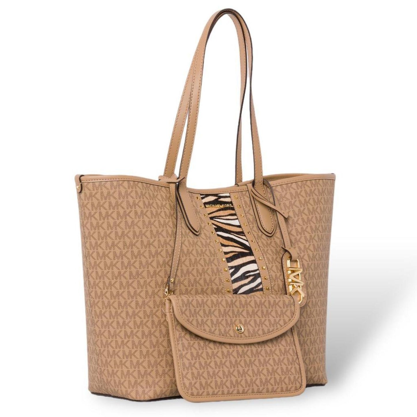 Michael Michael Kors Large Eliza Logo-Printed Top Handle Bag