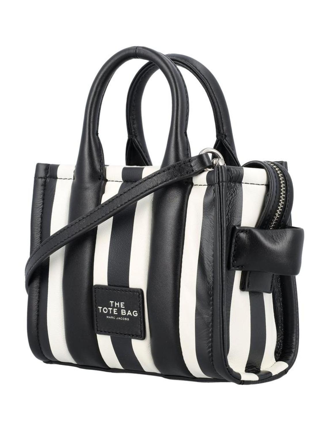Marc Jacobs Striped Micro Tote Bag