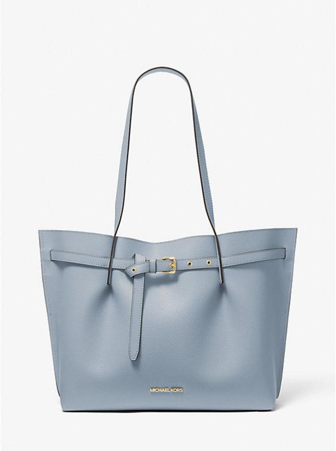 Emilia Large Pebbled Leather Tote Bag