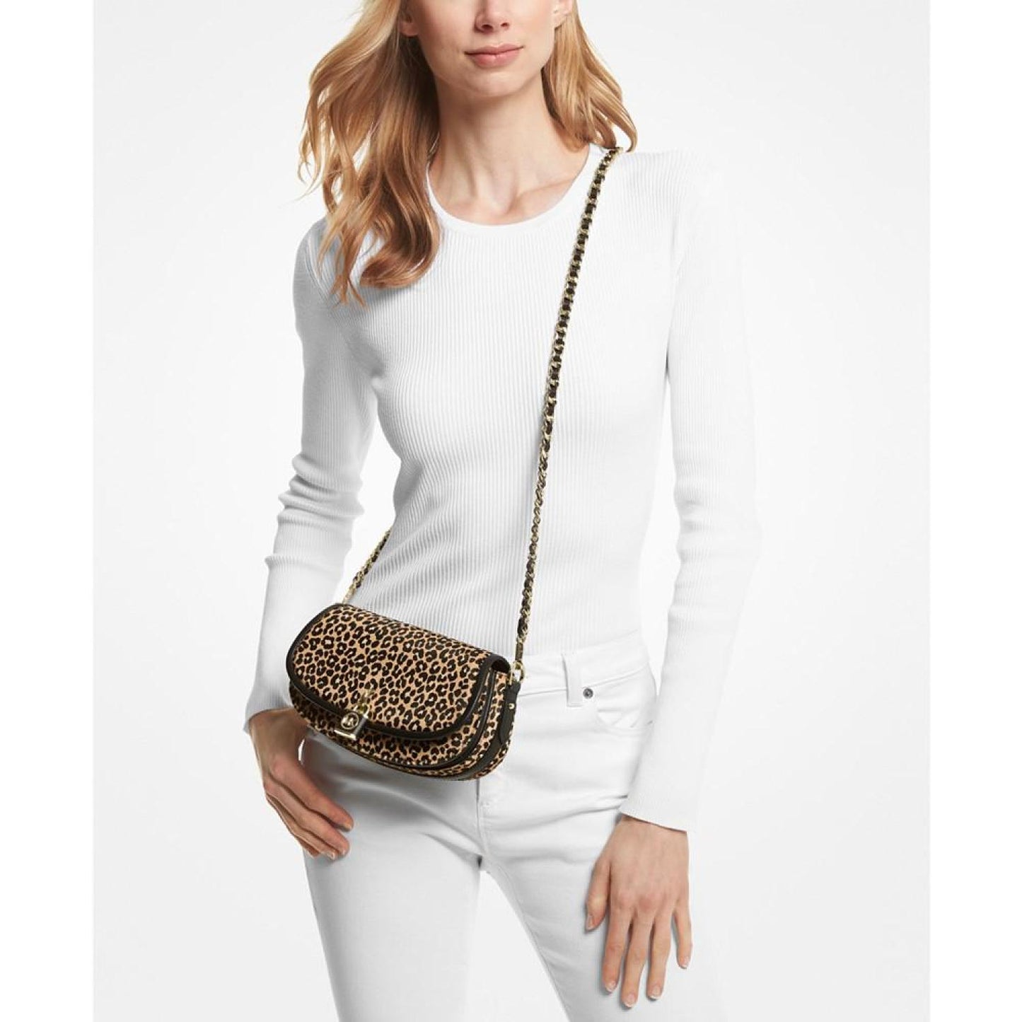 Mila Small East West Chain Sling Messenger