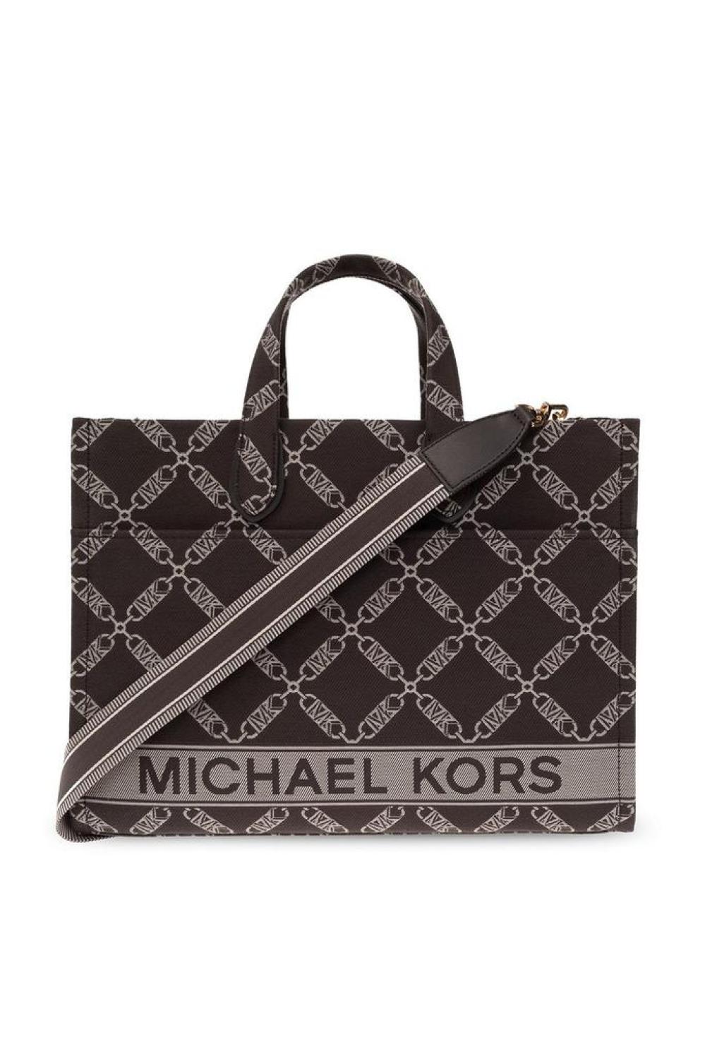 Michael Michael Kors Gigi Logo Jacquard Large Tote Bag