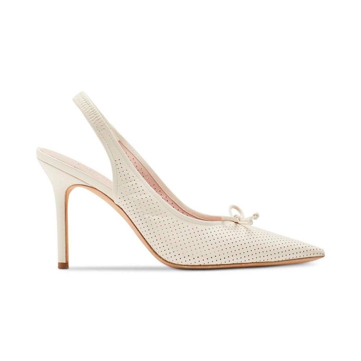 Women's Veronica Pointed-Toe Perforated Slingback Pumps