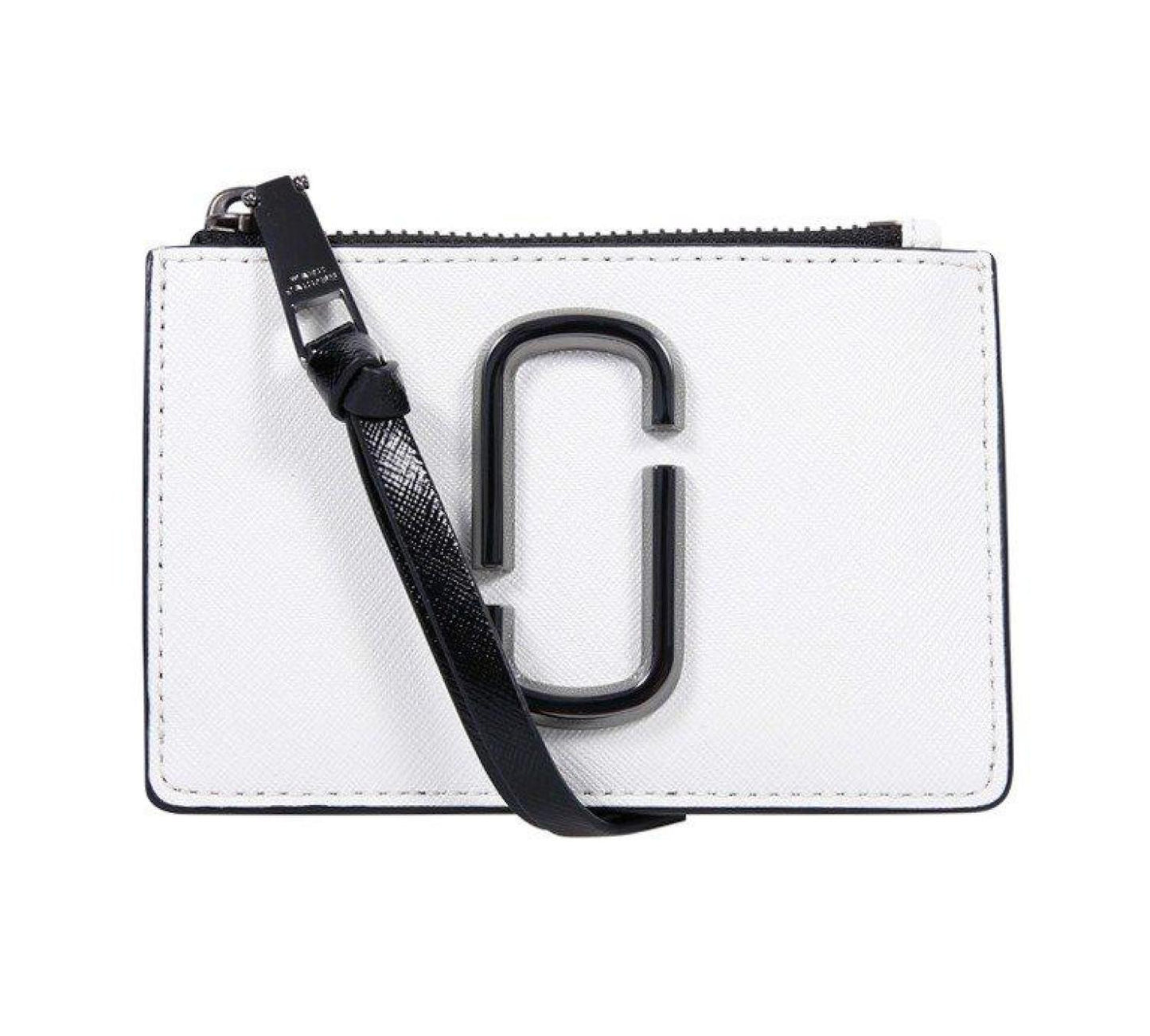 Marc Jacobs Logo Plaque Zip-Up Cardholder