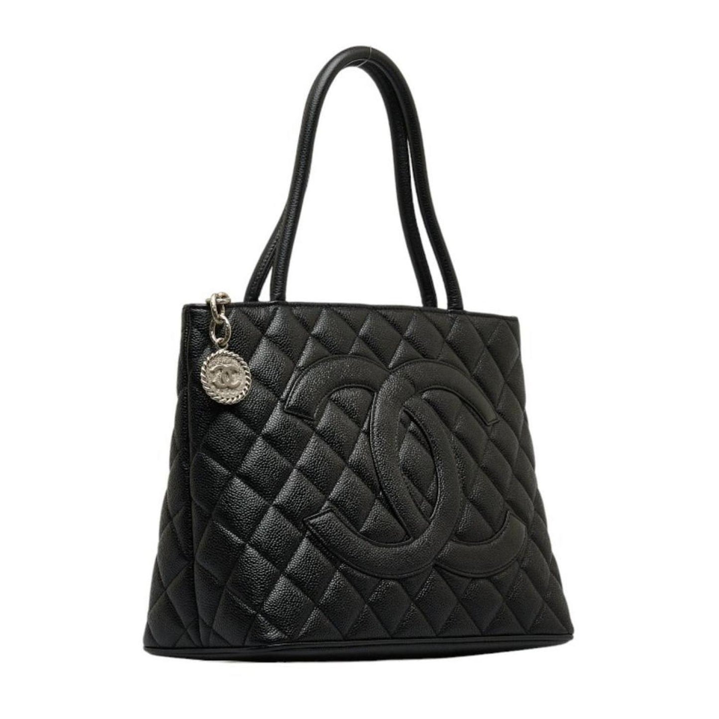 Chanel Medaillon Leather Tote Bag (Pre-Owned)