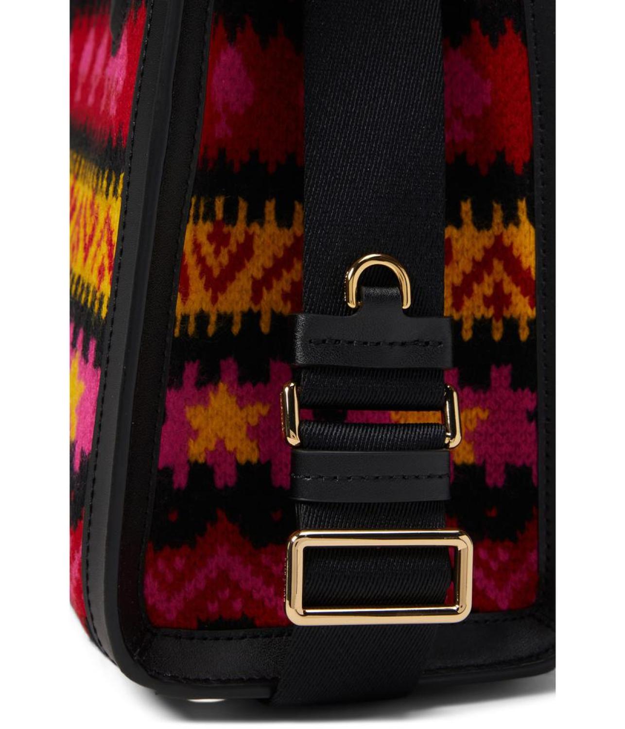 Manhattan Carnival Fair Isle Sweater Knit Small Tote
