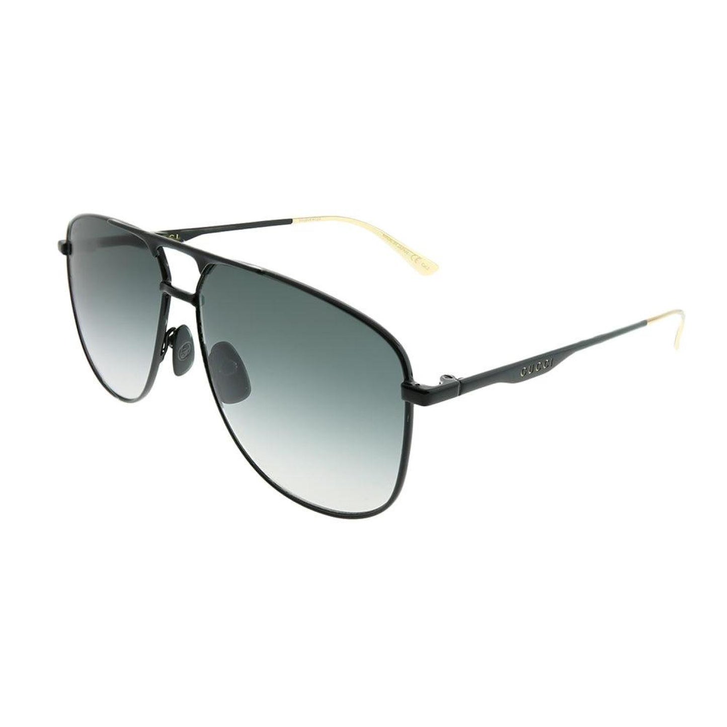 Gucci GG 0336S 002 Unisex Aviator Sunglasses