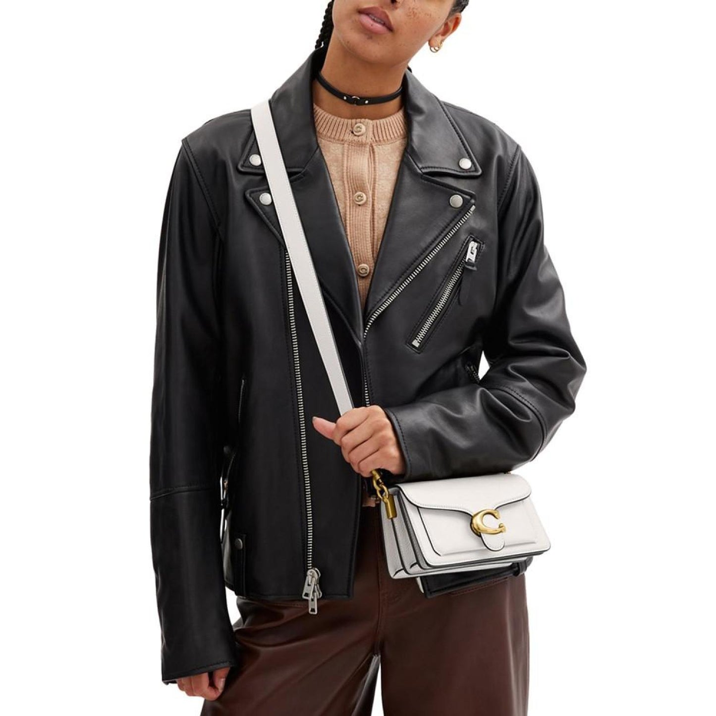 Tabby 20 Polished Pebble Leather Mini Shoulder Bag