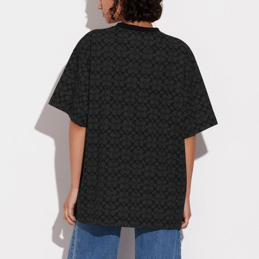 Coach Outlet Rave Cloud T Shirt In Organic Cotton